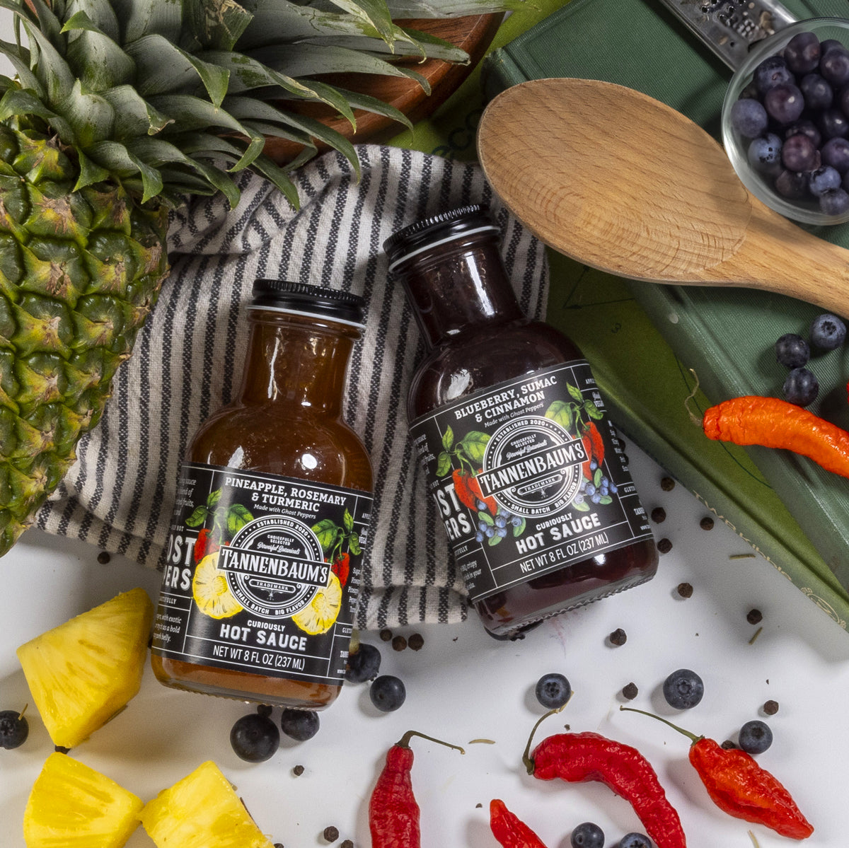 Curiously Hot Sauce Duo – Tannenbaum's Botanical Hot Sauce