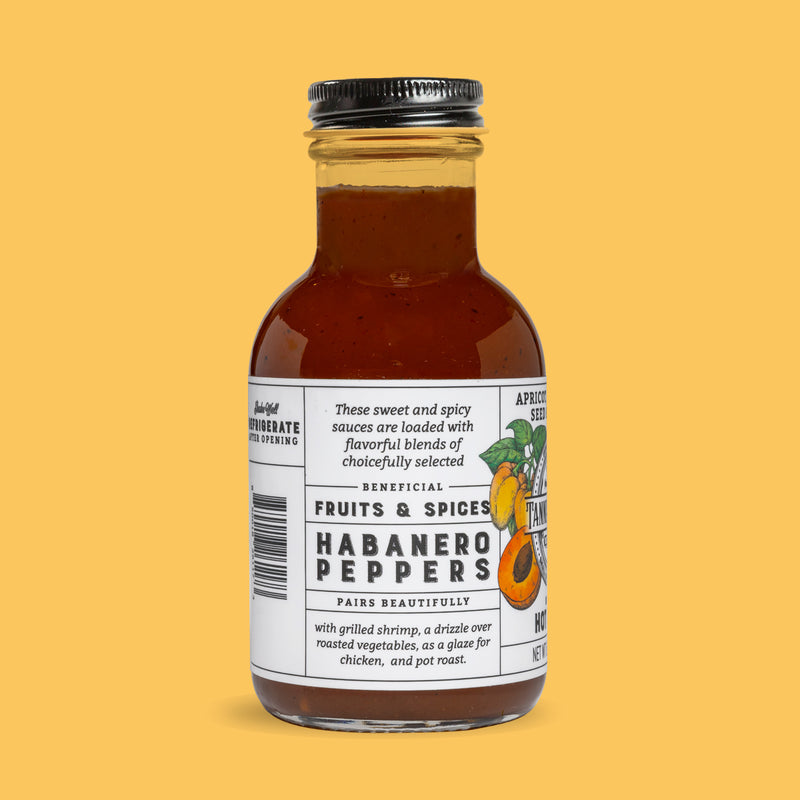 Habanero, Apricot, Fenugreek Seed and Nutmeg Hot Sauce