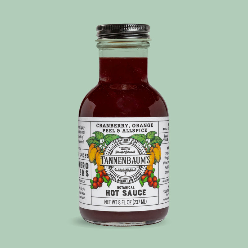 Habanero, Cranberry, Orange Peel & Allspice Hot Sauce