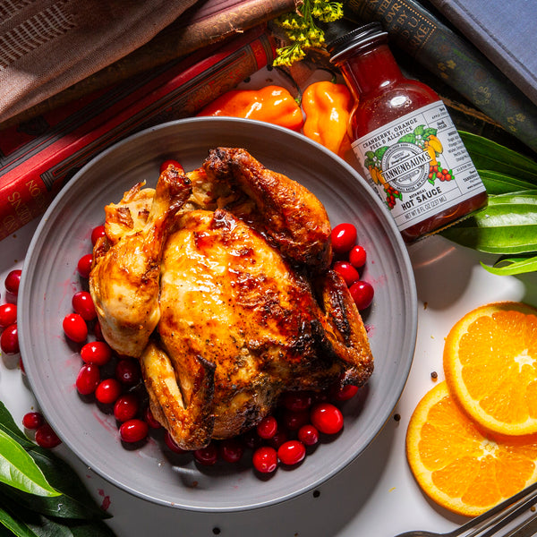 Habanero, Cranberry, Orange Peel & Allspice Hot Sauce